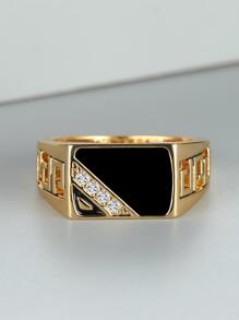 Vòng đồng trang trí hình vuông & rhinestone cho nam giới thời trang và phổ biến cho kỳ nghỉ và để có vẻ ngoài sành điệu - Nhiều màu - Xem 2