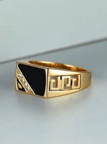 Vòng đồng trang trí hình vuông & rhinestone cho nam giới thời trang và phổ biến cho kỳ nghỉ và để có vẻ ngoài sành điệu - Nhiều màu - Xem 3