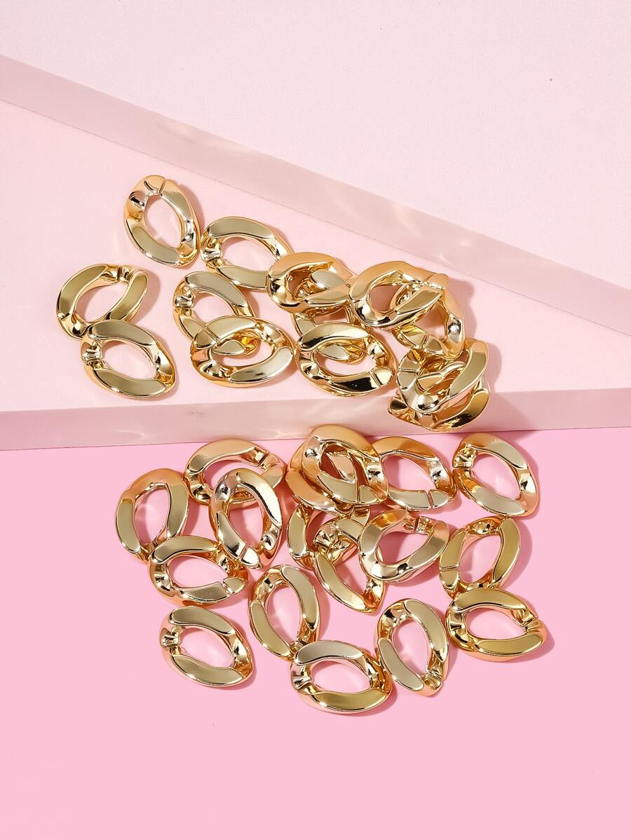30pcs Chain DIY Jewelry Accessory - Yellow Gold - View 1