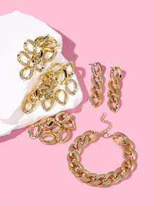 30pcs Chain DIY Jewelry Accessory - Yellow Gold - View 2