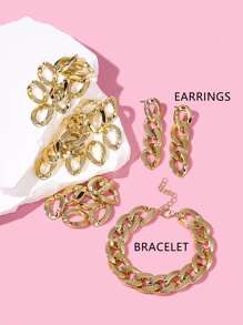 30pcs Chain DIY Jewelry Accessory - Yellow Gold - View 4