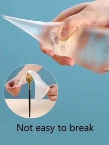 100 pièces Sac à pâtisserie transparent jetable