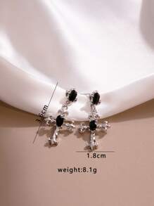 ROMWE Goth Hoa tai Đúng mốt - Nhiều màu - Xem 4