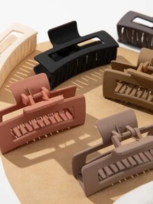 6 chiếc kẹp tóc chắc chắn thông thường - Nhiều màu - Xem 4