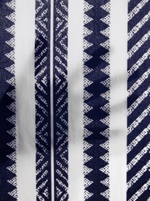 SHEIN VCAY 碎花下擺打結吊帶上衣