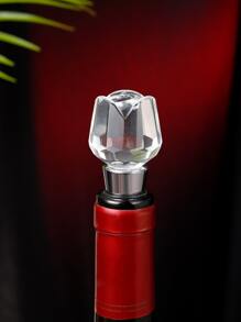 1 pieza Tapón de vino con diseño de flor - Multicolor - Ver 1