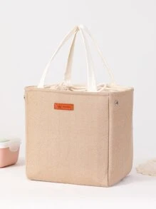 1 pieza Bolsa térmica portátil - Caqui - Ver 1