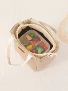 1 pieza Bolsa térmica portátil - Caqui - Ver 3