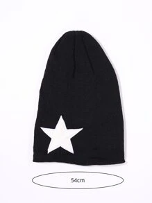 Gorro con diseño de estrella - Negro - Ver 4