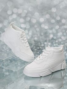 極簡風格前綁帶板鞋