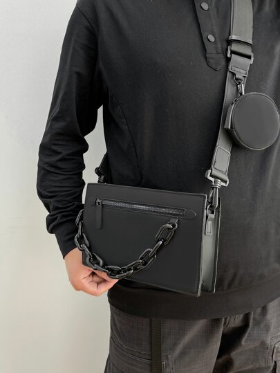 Rivington convertible pouch in colorblock Clearance