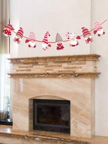 1pc Cartoon Gonk Pattern Pull Flag - Multicolor - View 2