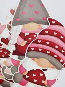 1pc Cartoon Gonk Pattern Pull Flag - Multicolor - View 5