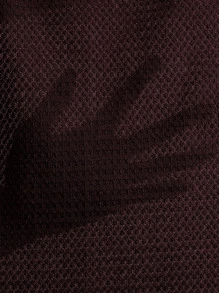 SHEIN EZwear Plus Solid Drop Shoulder Waffle Knit Top & Leggings - Chocolate Brown - View 6