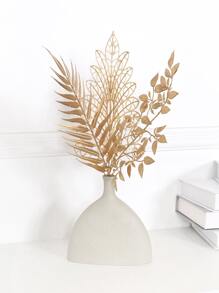 3pcs Christmas Artificial Leaf - Gold - View 1