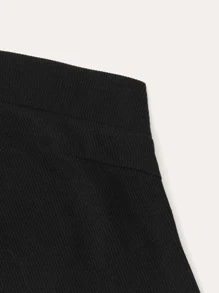 SHEIN EZwear Dây chằng chéo đan chéo chắc chắn - màu đen - Xem 7