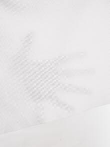 SHEIN Essnce High Neck Rib-knit Tank Top