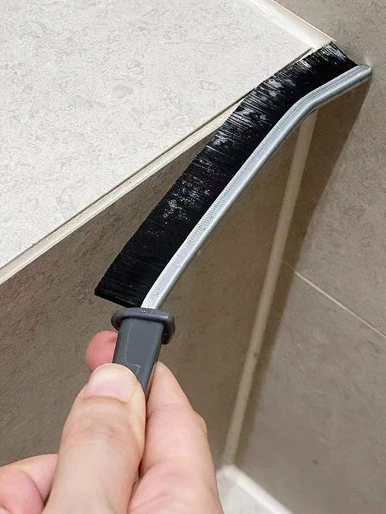 1pc Gap Cleaning Brush - Black - View 1