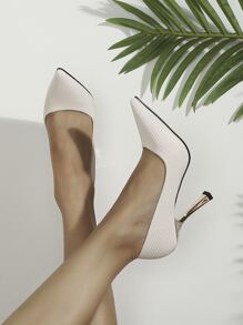 秋冬季尖头细高跟浅口鞋，优雅，派对鞋