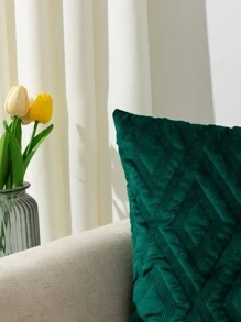 1 Stück Textur Kissenbezug, weicher Plüsch Kissenbezug ohne Füllstoff für Sofa Schlafzimmer