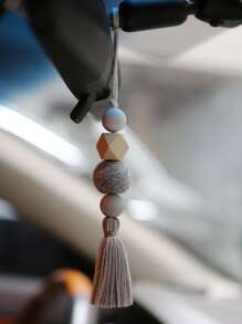 1pc Tassel Decor Car Hanging Ornament