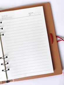 1入組素色活頁本雜誌 - 彩色 - 查看 4