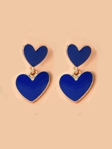 心形吊坠耳环 情人节、妈妈、母亲、母亲节、礼物