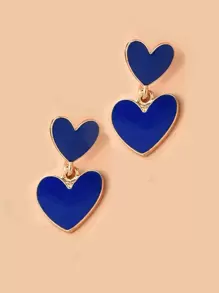 心形吊坠耳环 情人节、妈妈、母亲、母亲节、礼物