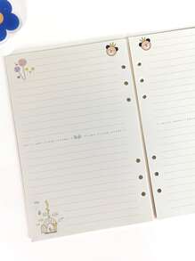 1入組卡通圖案活頁紙