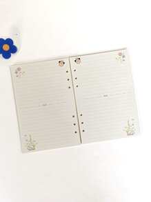 1入組卡通圖案活頁紙