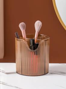 Organizador de brochas de maquillaje - Café integral - Ver 3