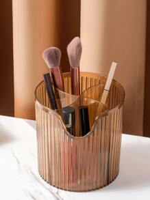 Organizador de brochas de maquillaje - Café integral - Ver 2