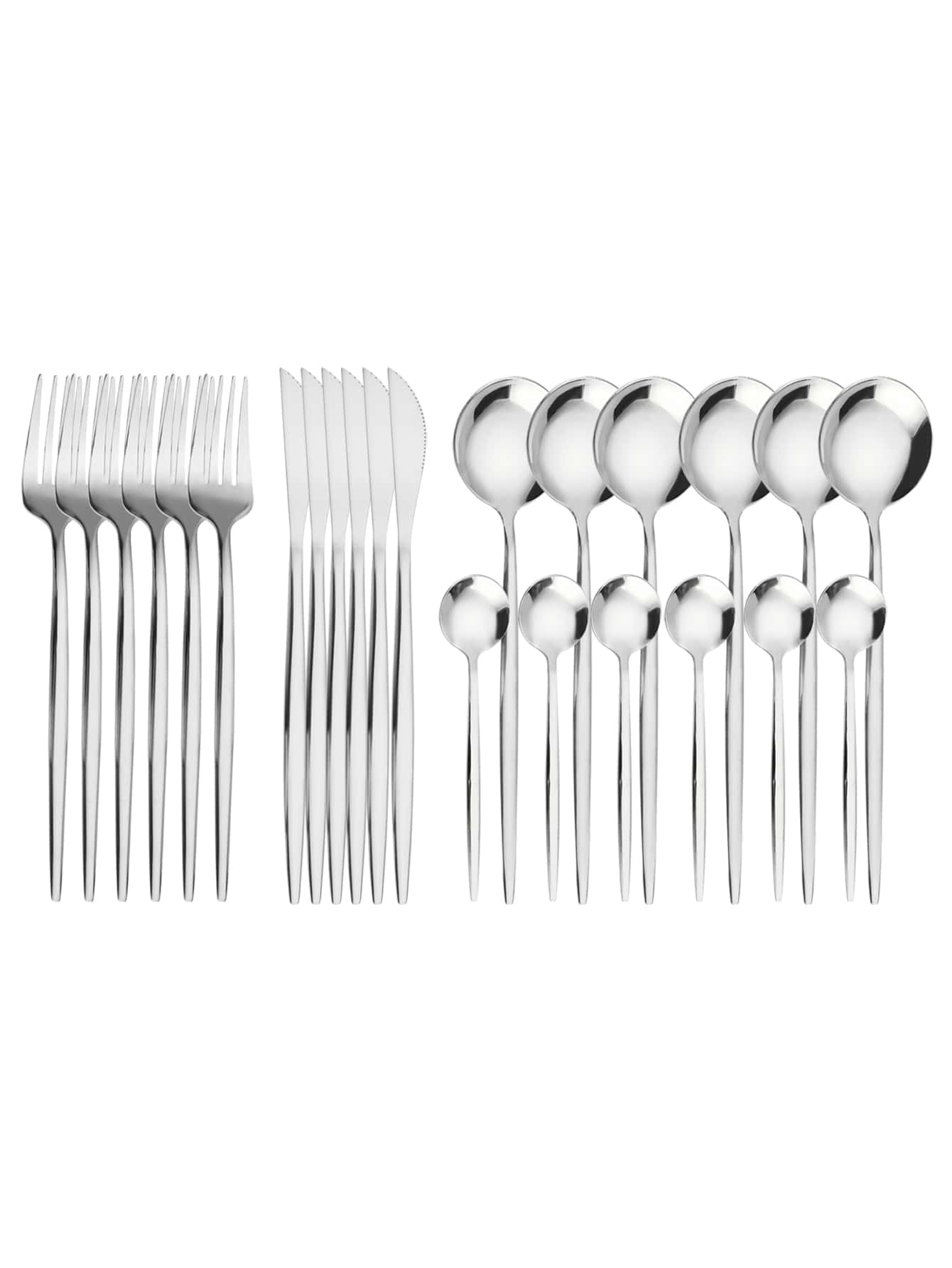 24入組不銹鋼餐具套裝