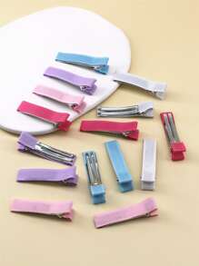 15入組素色鴨嘴夾