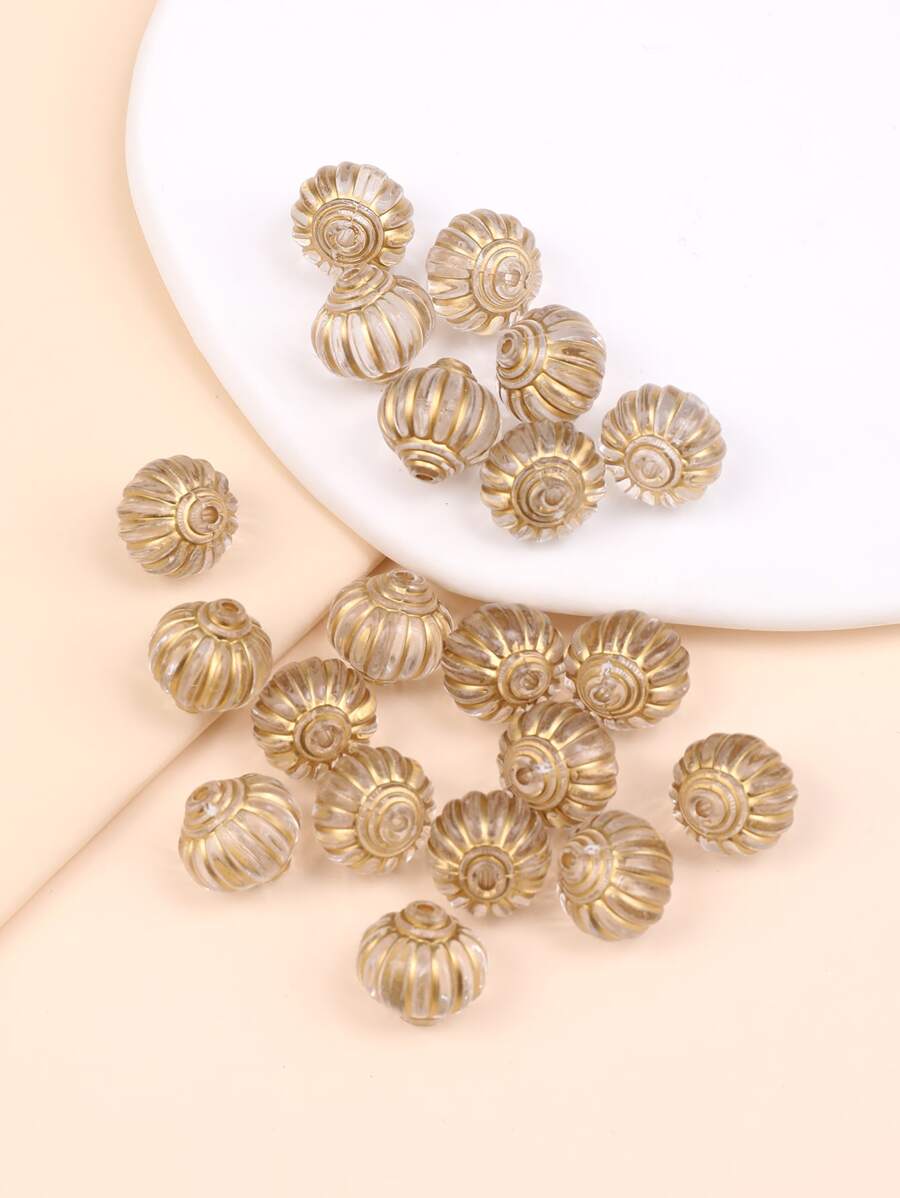 20pcs Textured DIY Bead - Camel - View 1