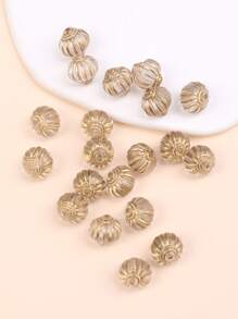 20pcs Textured DIY Bead - Camel - View 2