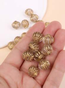 20pcs Textured DIY Bead - Camel - View 3