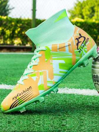 Hombres Zapatillas deportivas calcetín con estampado de letra con cordón delantero