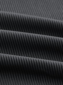 Vestido homewear de tirantes unicolor - Gris - Ver 3