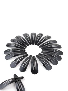 20pcs Solid Snap Clip Street