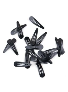20pcs Solid Snap Clip Street