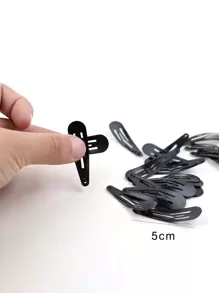20pcs Solid Snap Clip Street
