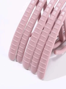 10 piezas Percha de plástico - Rosa - Ver 4