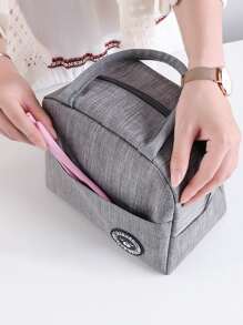 1 pieza Bolsa térmica portátil - Gris - Ver 2