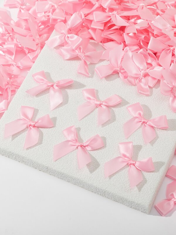 30pcs Gift Wrapping Bow, Pink Mini Decorative Bow For Gift Wrapping