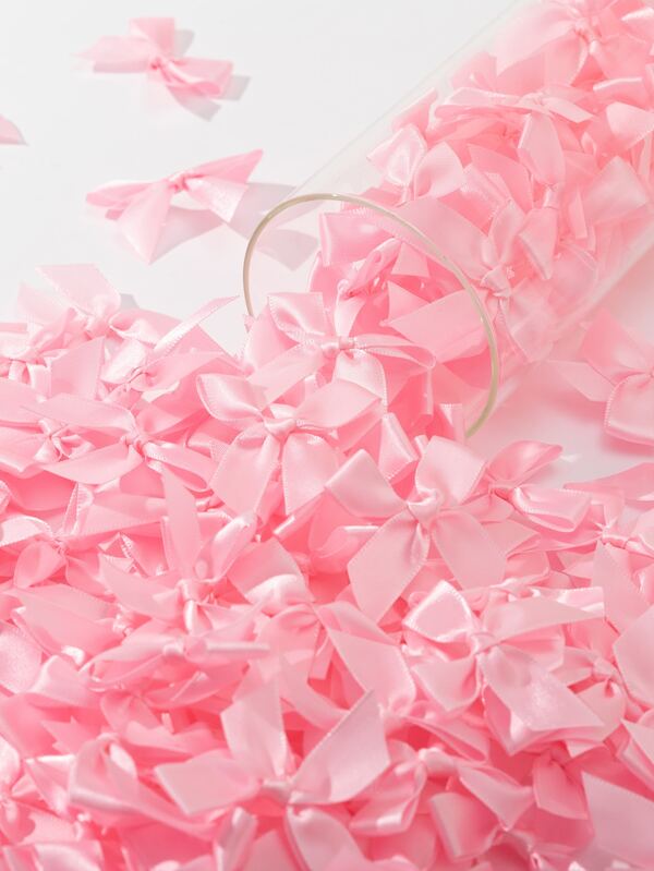 30pcs Gift Wrapping Bow, Pink Mini Decorative Bow For Gift Wrapping