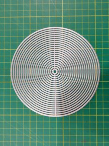 1入組圓形設計切割模具 - 銀色 - 查看 1