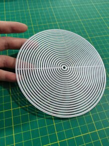 1入組圓形設計切割模具 - 銀色 - 查看 4