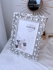 1入組水鑽裝飾相框帶1入組隨機內層紙