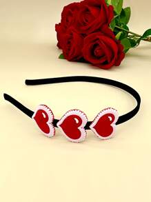 Heart Decor Headband - Multicolor - View 3